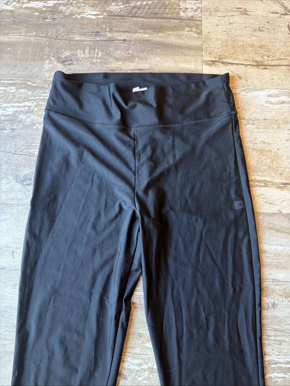 ADIDAS Black Activewear Pants Pull On Stretch Women’s XL - Picture 2 of 6